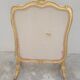 Pare-feu écran de cheminée style Louis xv en bois doré 19ème tapisserie