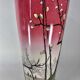 Large Vase Fabienne Jouvin Porcelaine decor Main (2000)