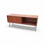 Vintage Mid-Century Low Enfilade - Sliding Doors - Tapered Legs