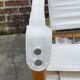 Vintage safari chair 1960s Denmark with canvas minimalist design