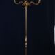 Bronze tripod lamppost