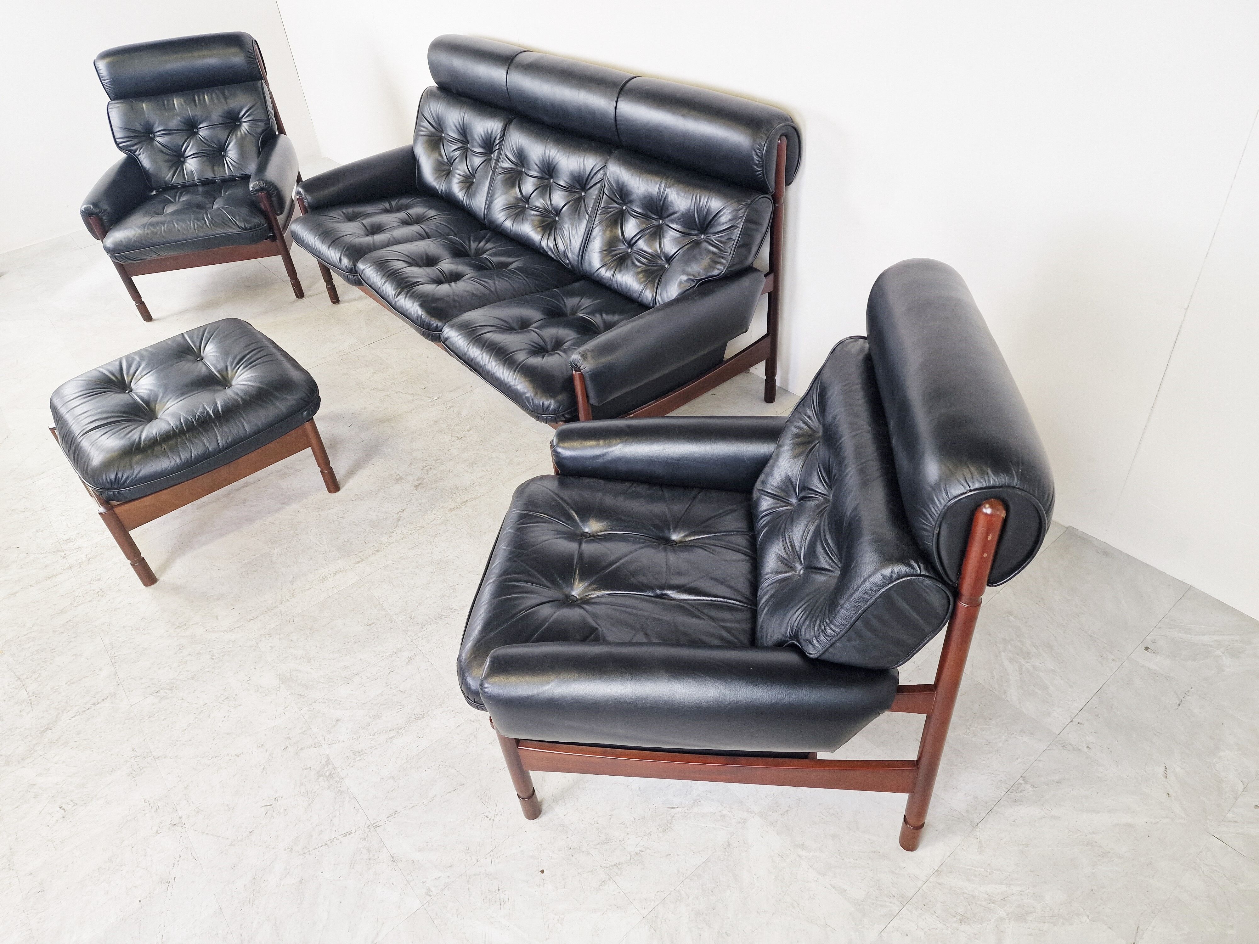 Mid century scandinavian sofa set, 1960s