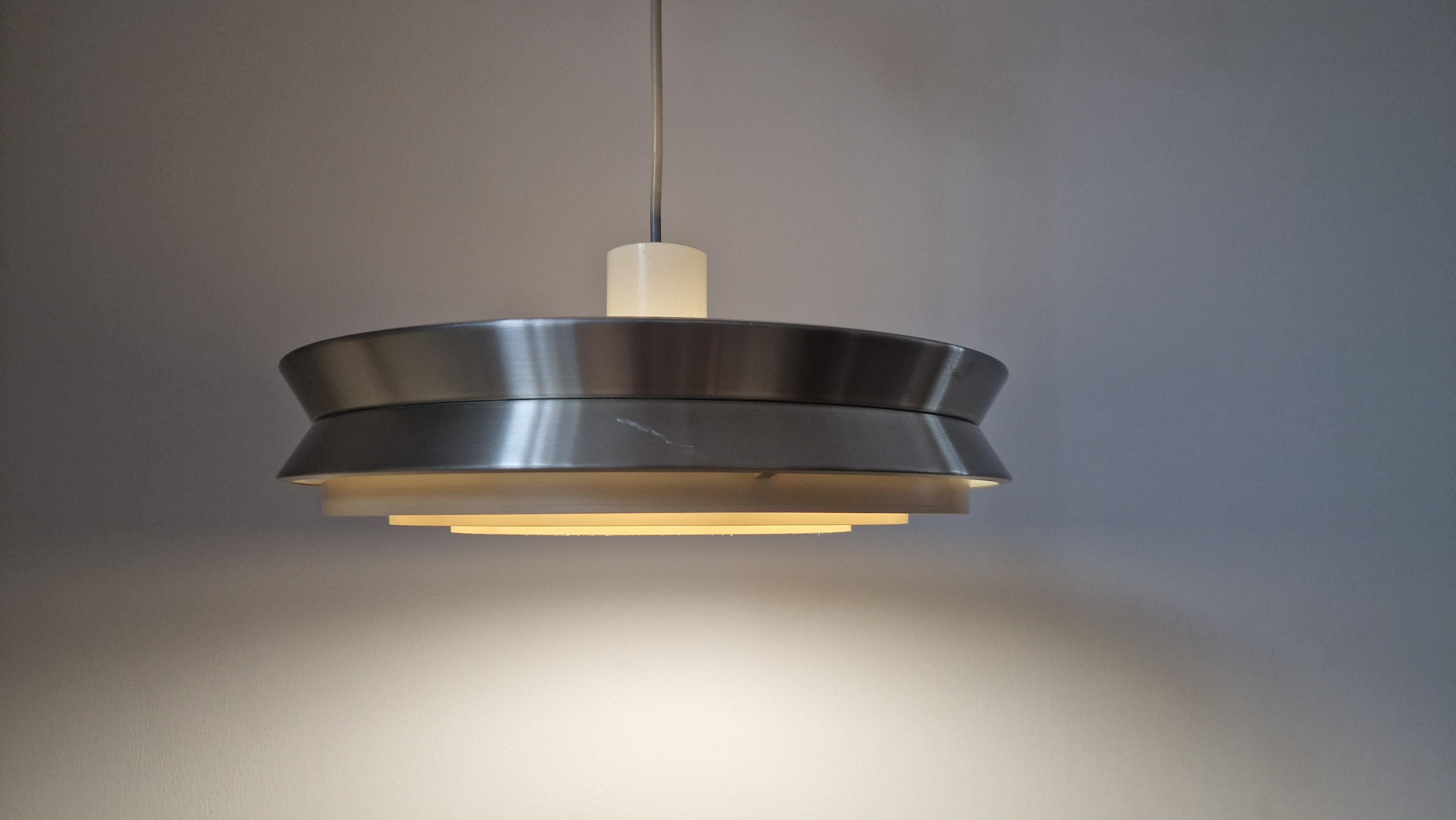 Midcentury Pendant UFO in style of Jo Hammerborg, Denmark, 1970s
