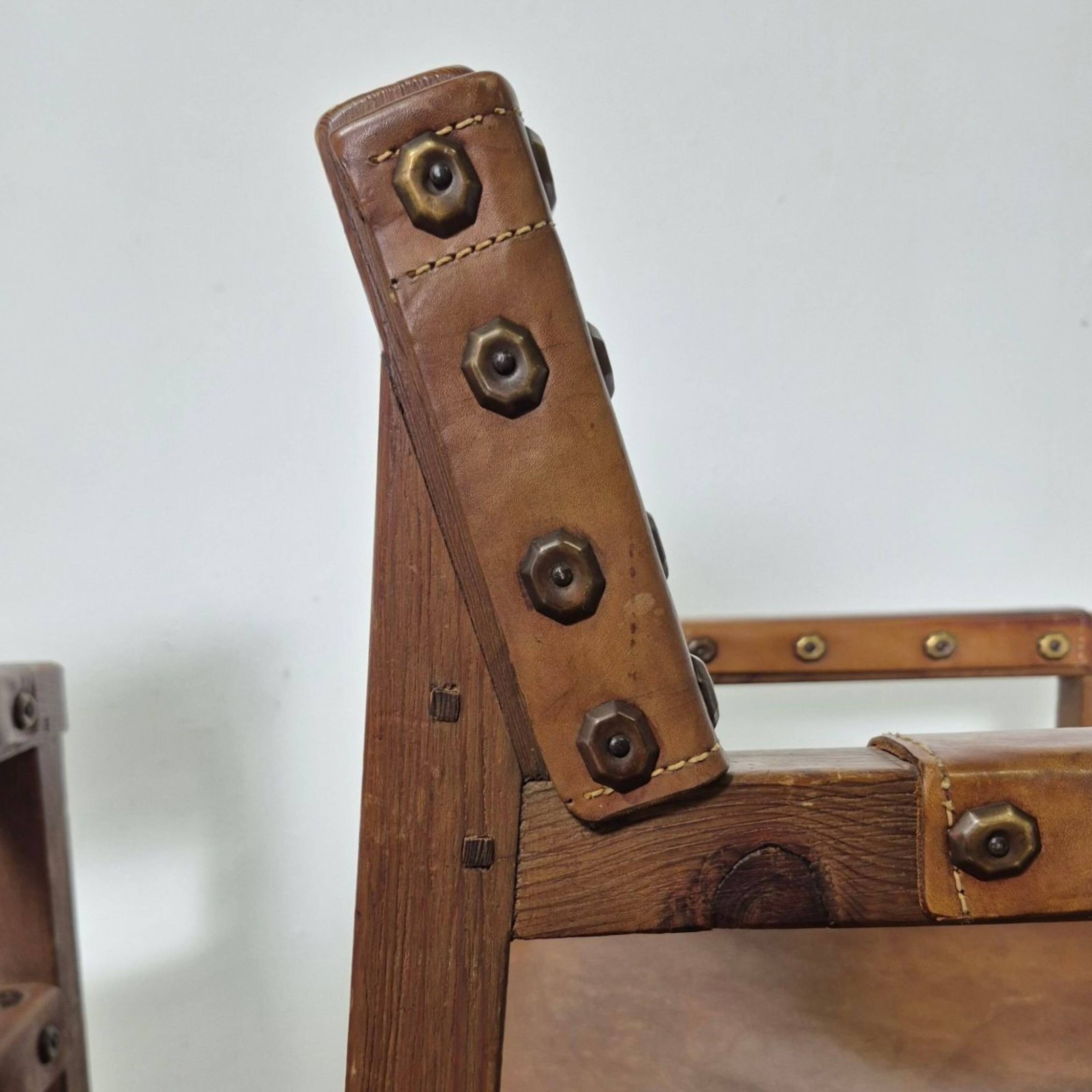 Ensemble de 2 fauteuils brutalistes de Biosca, Espagne, années 1950