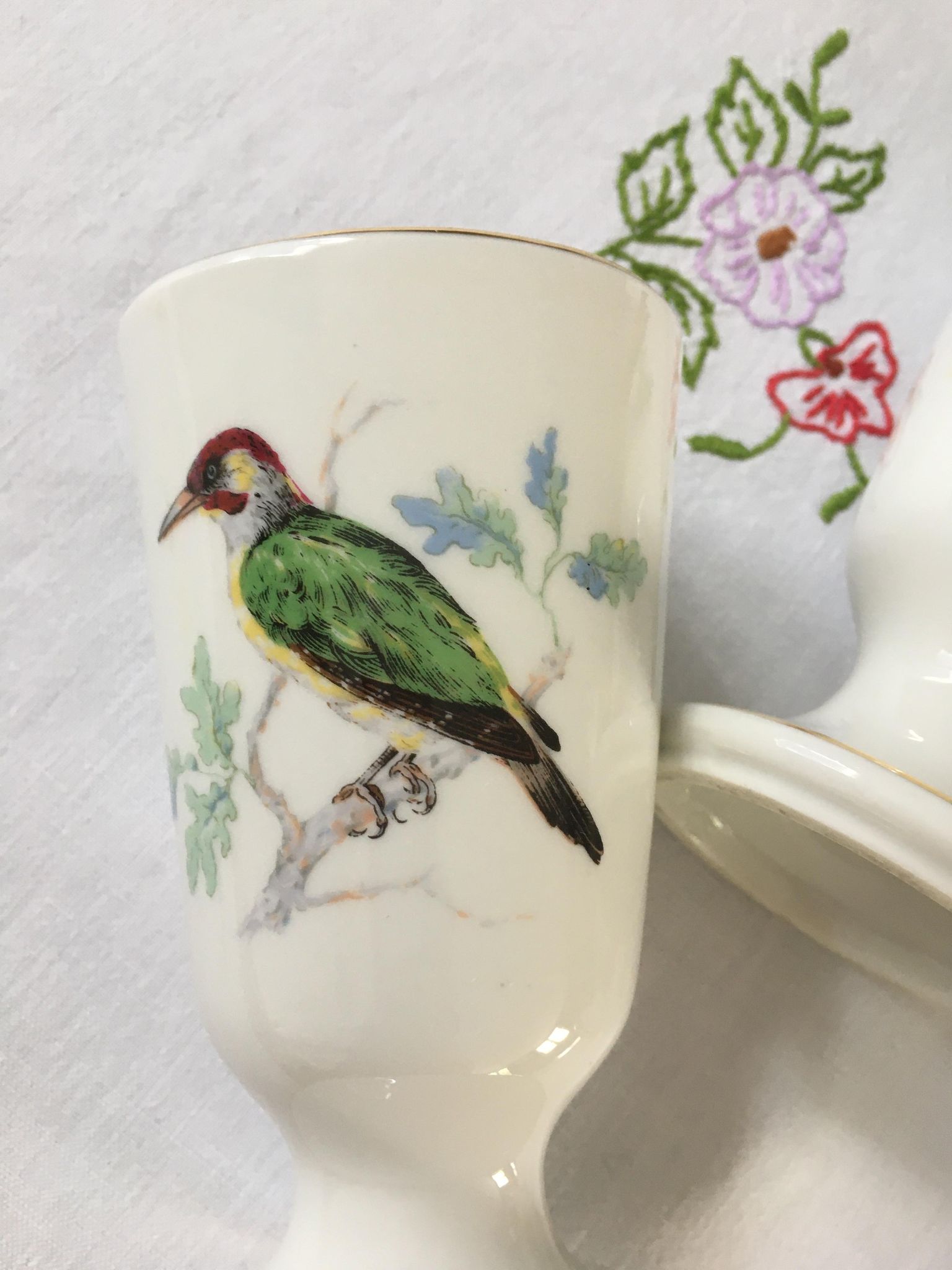 4 vintage mazagrans porcelain Manufacture Pillivuyt