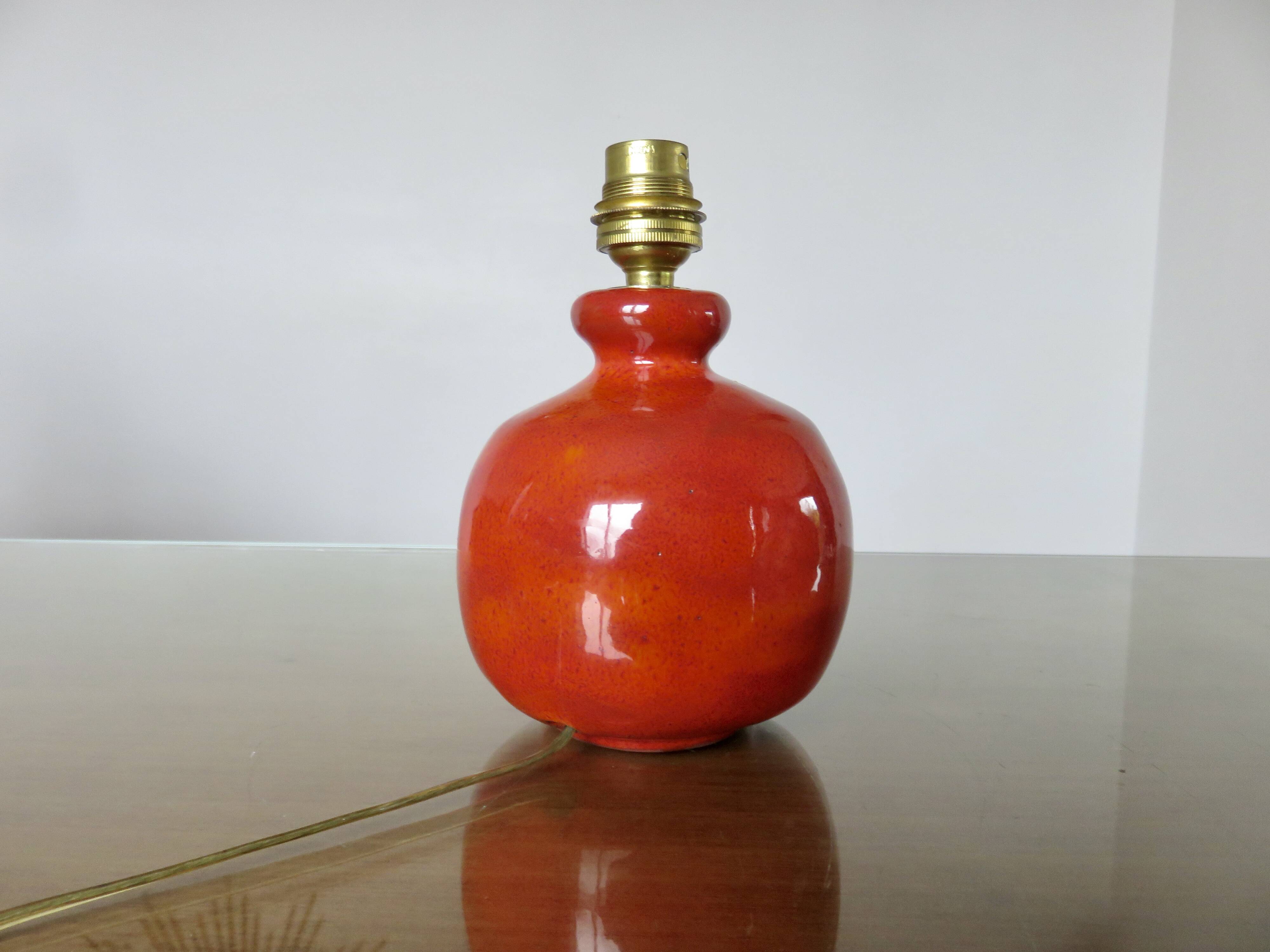 Lamp signed Robert & Jean Cloutier