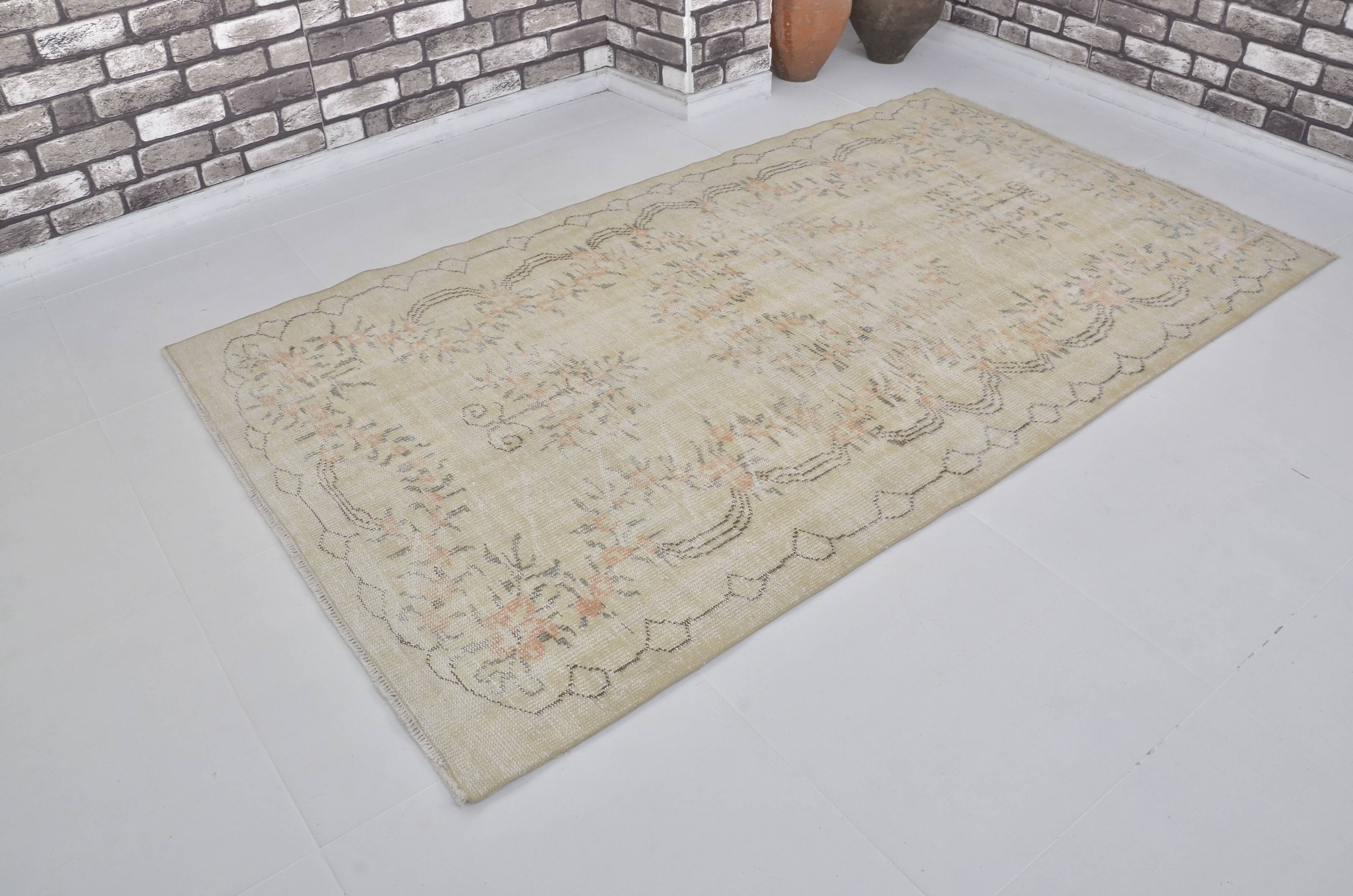 Antique Handmade Oushak Floor Ruh sku 1357