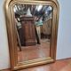 Old gilded Louis Philippe mirror