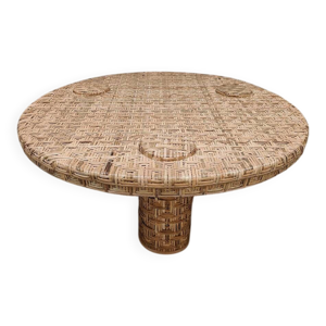 Table basse en rotin - design