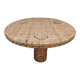 HKliving round design rattan coffee table