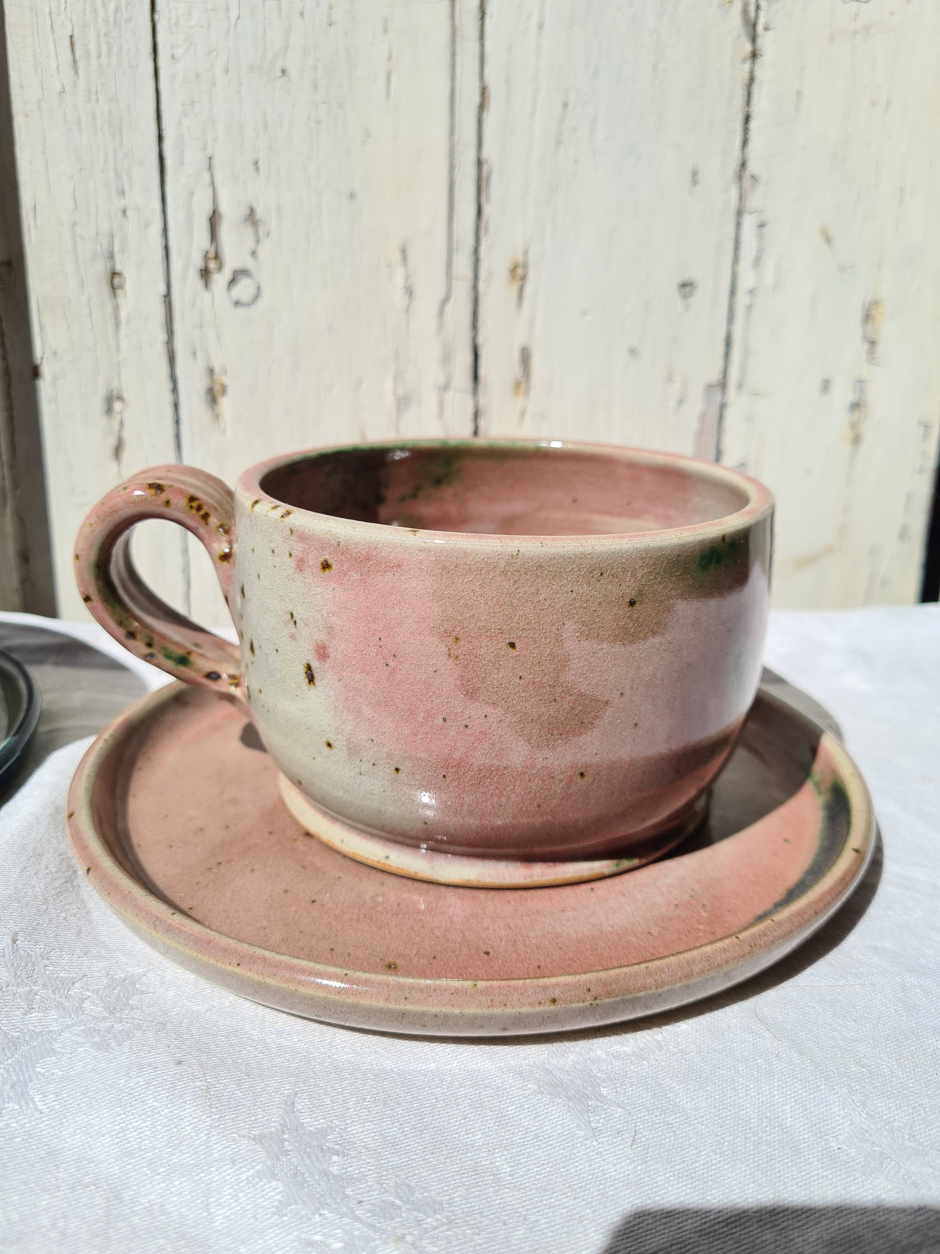 Pair of sandstone lunches