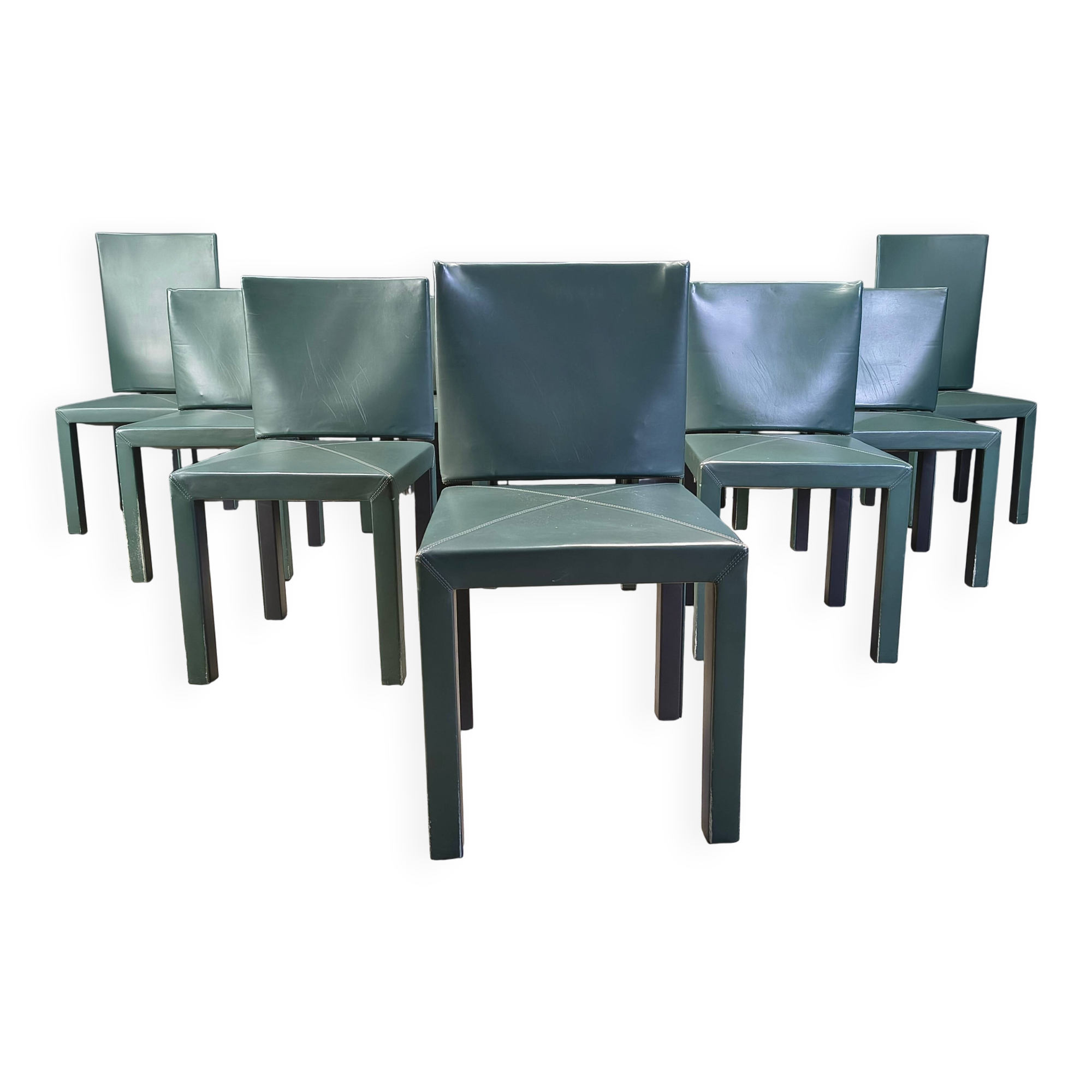 Arcadia dining chairs by Paolo Piva for B&B Italia set of 10