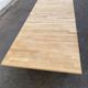 Table à manger scandinave rénovée en chêne 145-200cm