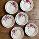 Set of 6 vintage dessert plates Model Nice by Moulin des Loups