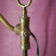 Lampe tulipe articulée art nouveau laiton