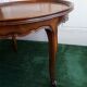 Louis XV-style solid cherry coffee table early 20th century