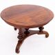Round table - bench, Northern Europe, late 19th century. After renovation.