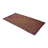 Anatolian handmade kilim rug 267 cm x 137 cm