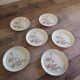 6 plates in light sandstone