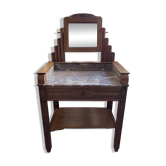 Art Deco oak dressing table