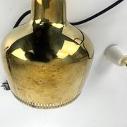 Golden Bell brass pendant light Alvar Aalto Louis Poulsen, Denmark 1950s