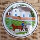 Boite en porcelaine Villeroy & Boch au décor naïf signé Laplau