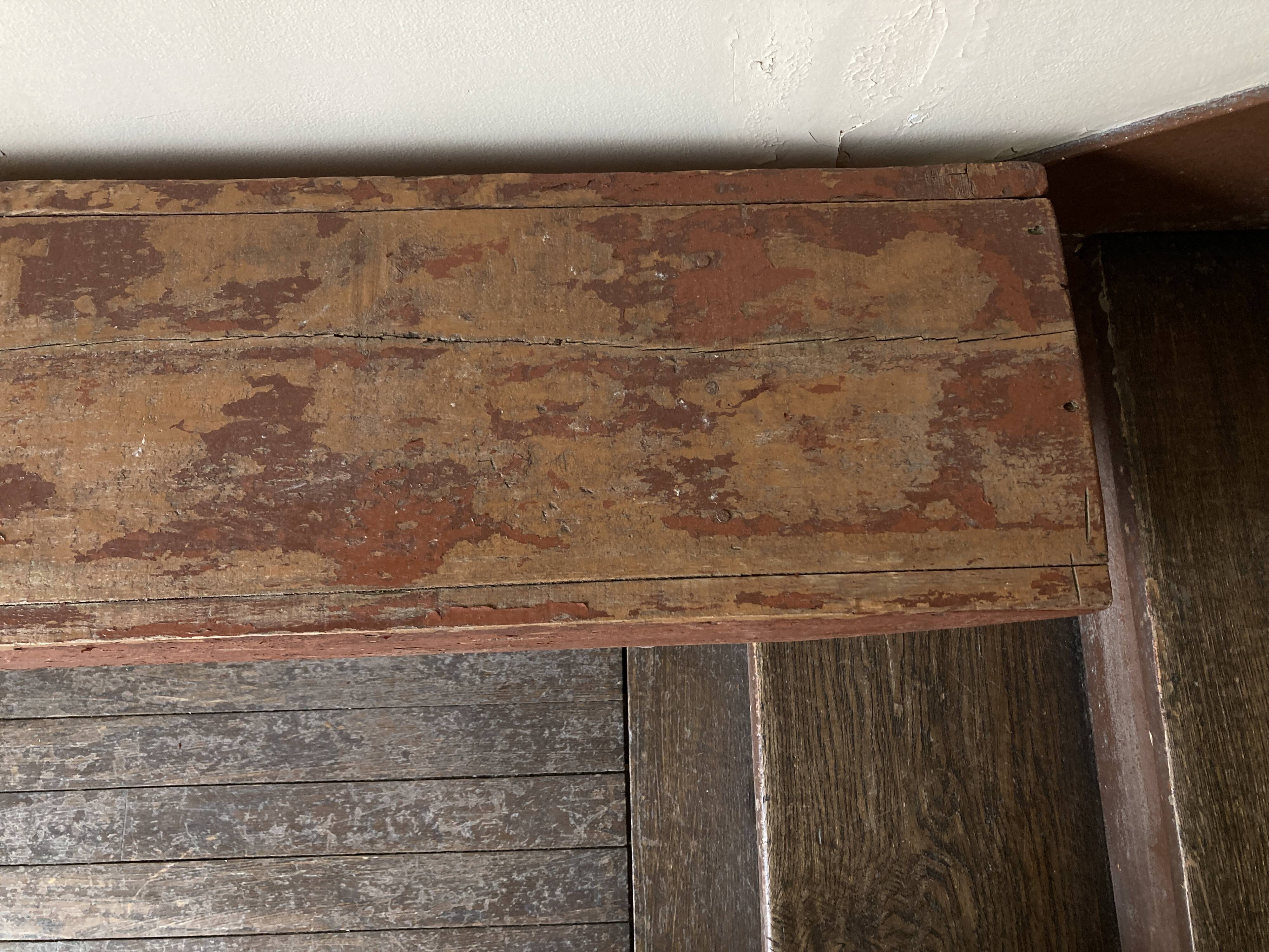 Shaker farm bench mid-19th century popular art Hudson Valley USA