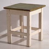 Antique small square tables (circa 1920). 2-piece set