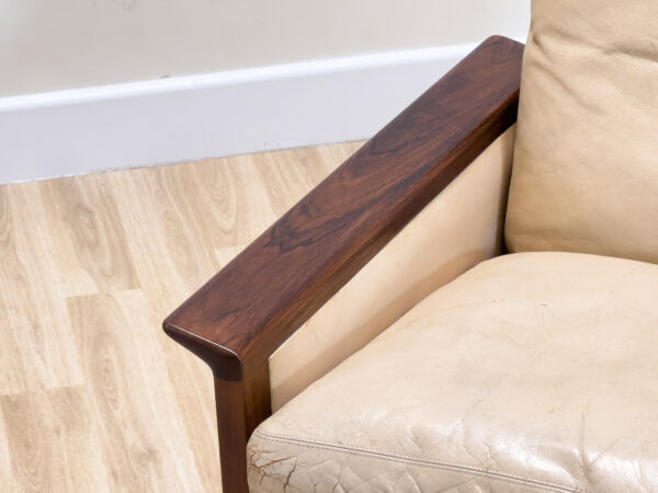 Hans Olsen rosewood chaise longue