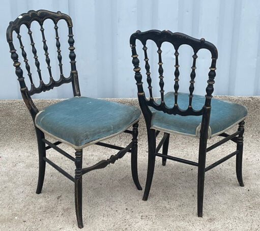 Pair of Napoleon III chairs