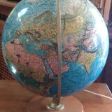 Vintage luminous globe/Scandinavian globe
