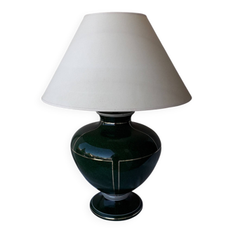 Lampe verte en céramique Drimmer
