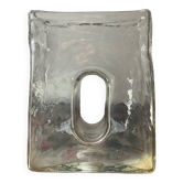 Vase vintage en pâte de verre
