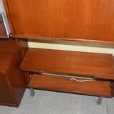Système mural Wall-Unit Alfred Hendrickx pour Belform en Teck 1960's