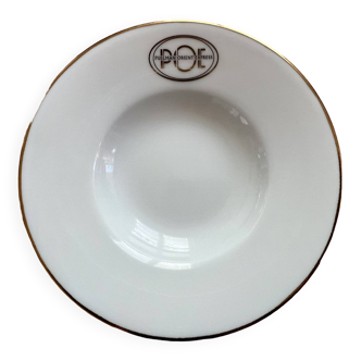 Soucoupe du Pullman Orient-Express en porcelaine "Royal Limoges"