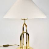 Lampe de table vintage rare en laiton