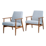 Fauteuil Lisek Mid-Century – Original vintage des années 1960 restauré par Henryk Lis