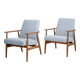 Fauteuil Lisek Mid-Century – Original vintage des années 1960 restauré par Henryk Lis