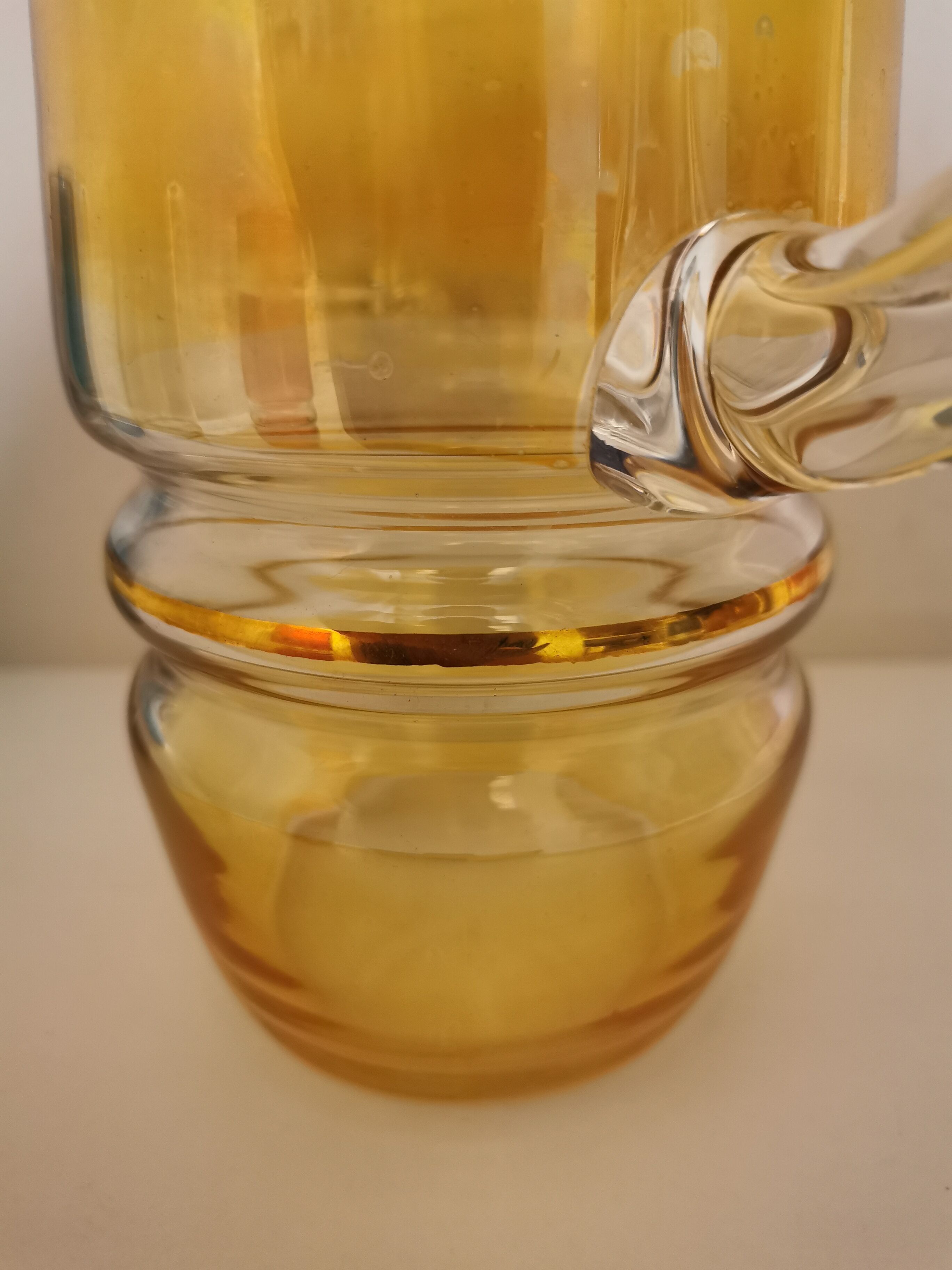 Multicolored orangeade service 60s