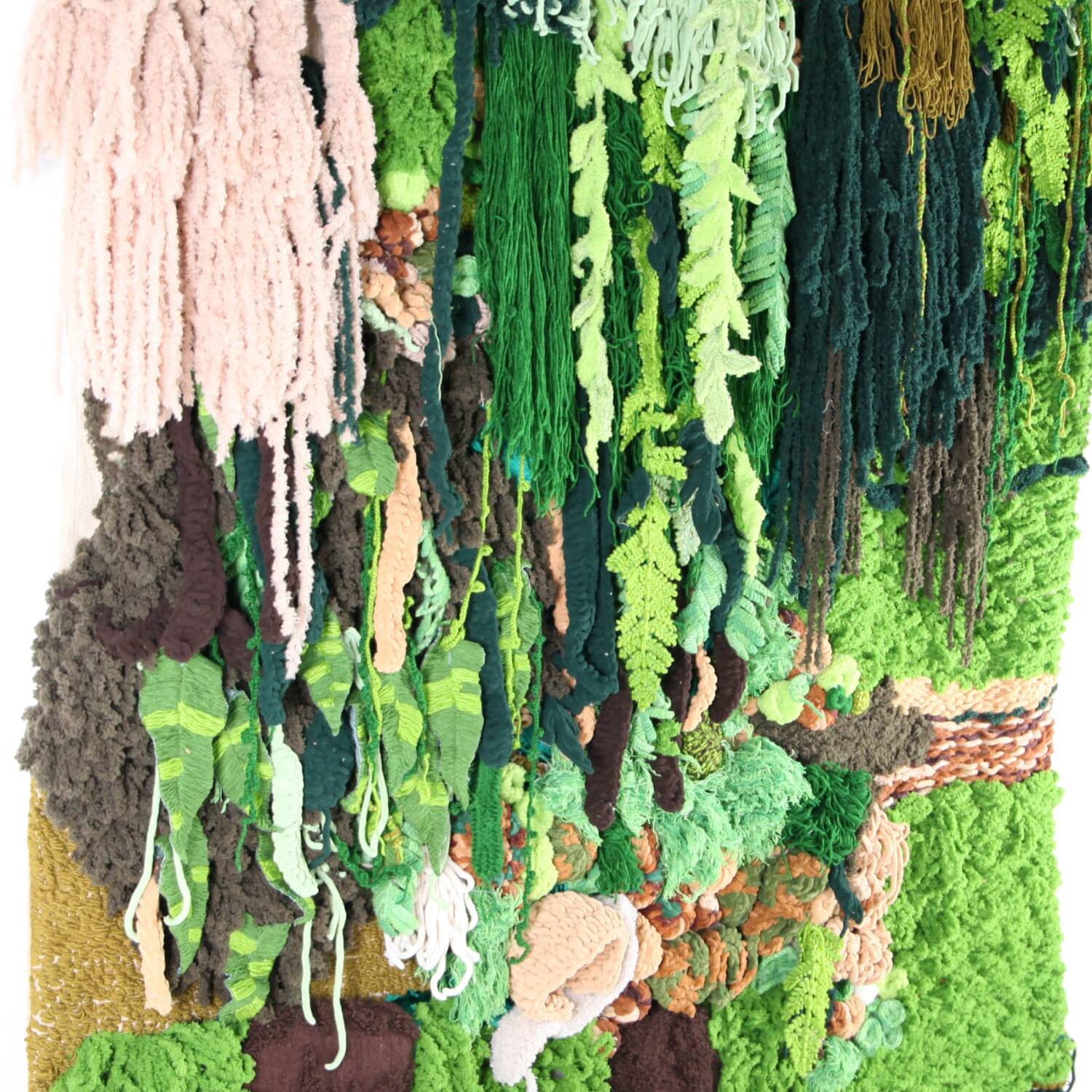 Large tapestry "green wall"