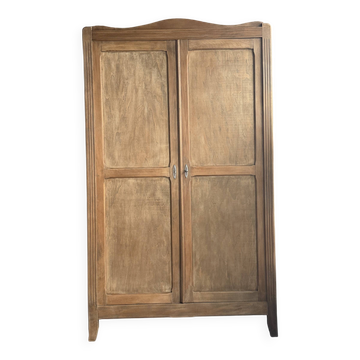 Parisian Art Deco wardrobe with hanging space (renovated)