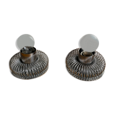 Pair of wall lamps by andrea lazzari