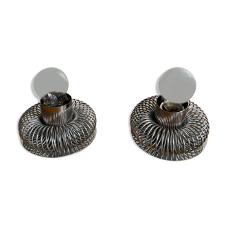 Pair of wall lamps by andrea lazzari