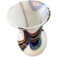 Contemporany vase murrine in murano glass