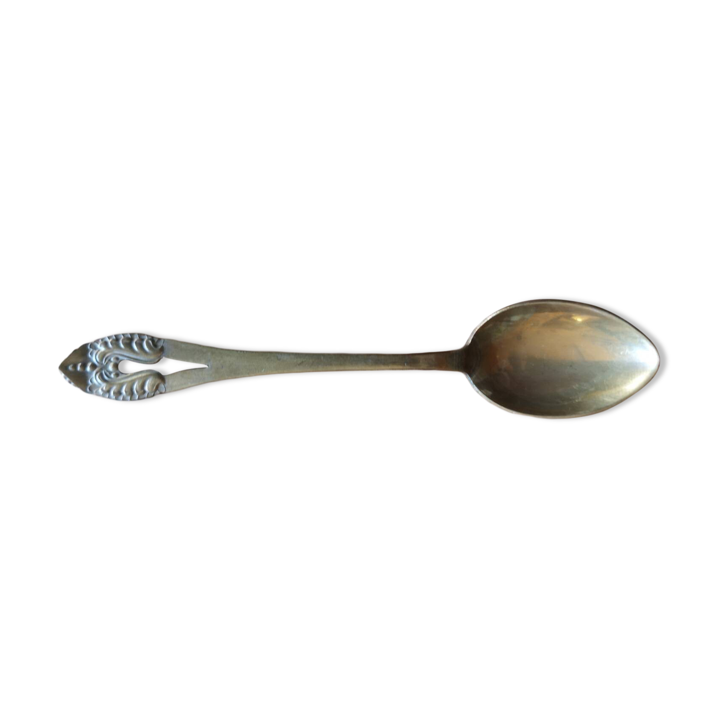 Vintage brass teaspoons