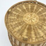 Wicker plant pot