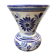 Vase quimper ceramics white vintage blue decor