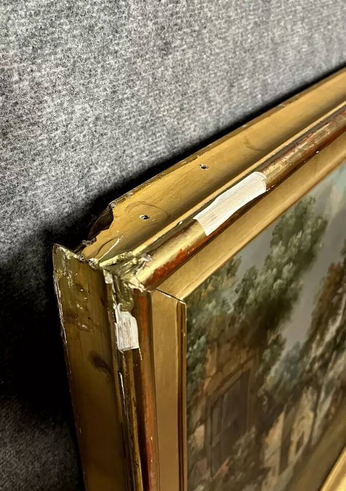 École Italienne vers 1800 : huile sur toile