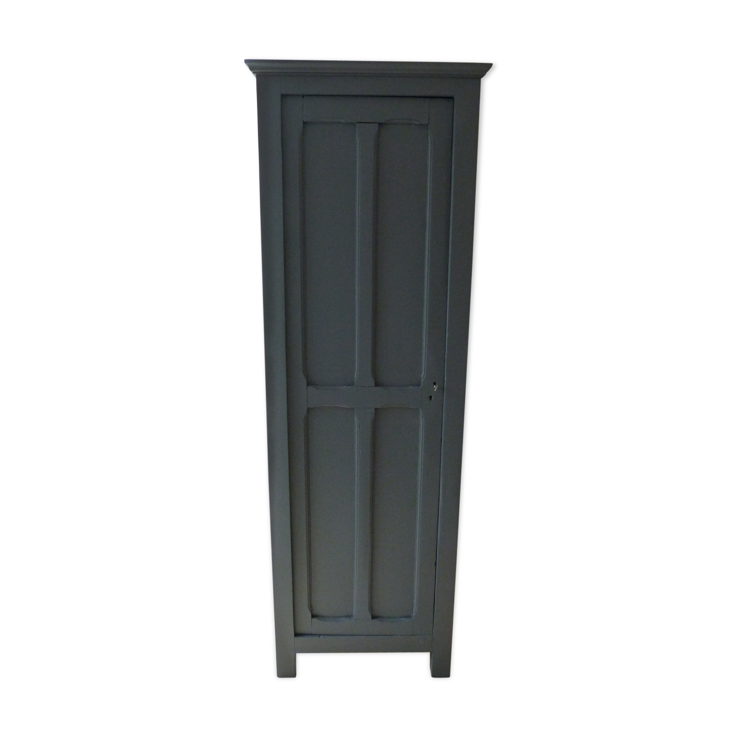 Armoire parisienne une porte gris anthracite