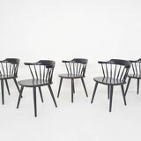 Set of five Yngve Ekstrom for Pastoe FH01 dining room chairs, The Netherlands 1960's